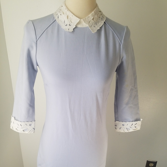 ted baker peter pan collar dress